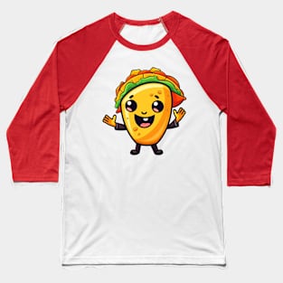 kawaii Taco cehees T-Shirt cute potatofood funny Baseball T-Shirt